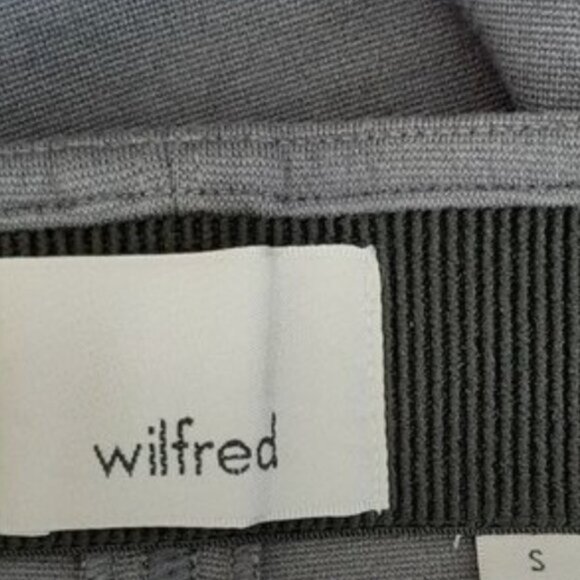 WILFRED / Aritzia Lis Pencil Midi Skirt Solid Grey Sz S Flawed - Picture 8 of 10